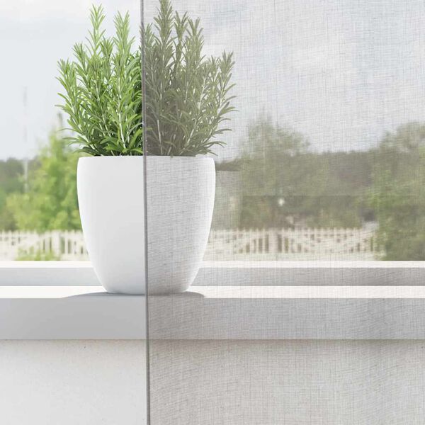 vidaXL Voilegardiner med grommets 2 stk lysegrå 140x225 cm