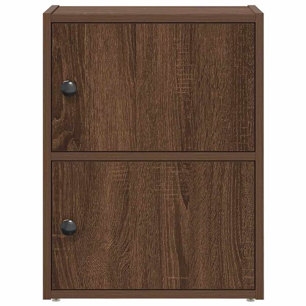 vidaXL Bokhylle brun eik 40x24x52 cm konstruert tre