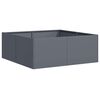 vidaXL Plantekasse antrasitt 80x80x30 cm st&aring;l