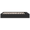vidaXL Sengeramme svart 135x190 cm konstruert tre