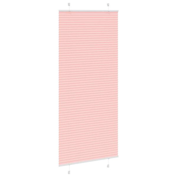 vidaXL pliss&eacute;gardin Rosa 90x200 cm Stoff Bredde 89,4 cm Polyester
