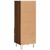 vidaXL Highboard brun eik 40x36x110 cm konstruert tre