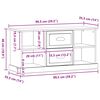 vidaXL TV-skap med skuff Svart Eik 99,5 x 35,5 x 48 cm Konstruert tre