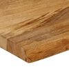 vidaXL Bordplate med naturlig kant 120x30x2,5 cm heltre mango