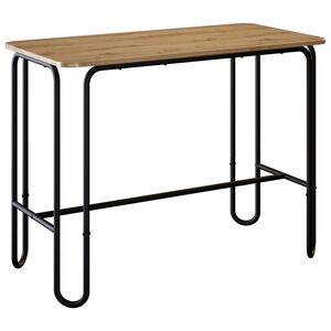vidaXL Spisebord 100 x 50 x 75 cm Konstruert tre Artisan eik