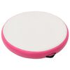 vidaXL Oppbl&aring;sbar gymnastikkmatte med pumpe 100x100x10 cm PVC rosa