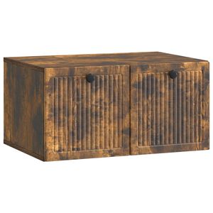 vidaXL Vegghengt TV skap R&oslash;kt Eik 59,5 x 41 x 30 cm Konstruert tre