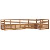 vidaXL Utend&oslash;rs sofa-sett 5 pcs Naturlig