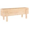 vidaXL H&oslash;ybed for hage 101x30x38 cm heltre furu