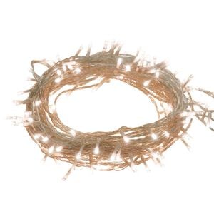 vidaXL LED-strenglys med 300 lysdioder varmhvit 30 m PVC