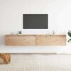 vidaXL Veggskap 2 stk 100x30x35 cm heltre furu
