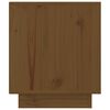 vidaXL Nattbord 2 stk honningbrun 40x34x40 cm heltre furu