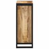 vidaXL Nattbordskap med hylle Brun 40 x 30 x 80 cm Massivt mangotre
