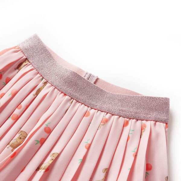 Plissert barneskjørt yseoransje 128