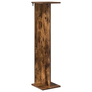 vidaXL Planteholder R&oslash;kt Eik 25 x 25,5 x 100,5 cm Konstruert tre