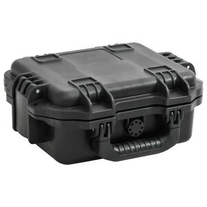 vidaXL B&aelig;rbar flykasse svart 30x24,5x12,5 cm PP