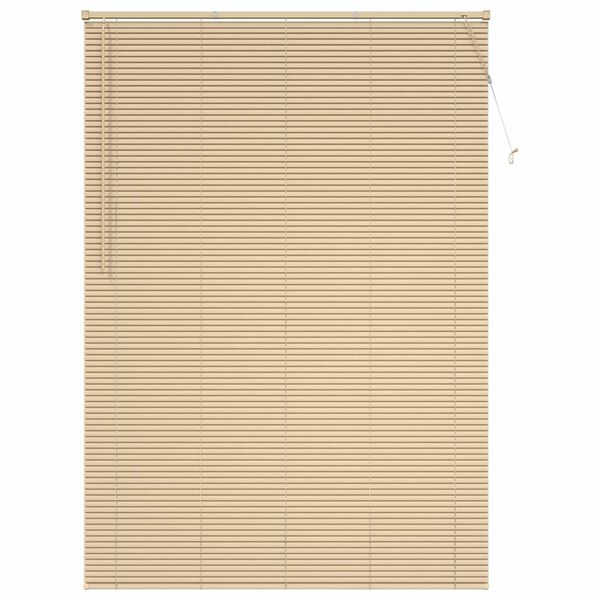 vidaXL Venetiansk persienne Lys Brun med M&oslash;nster 213 x 150 cm PVC