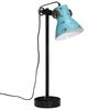 vidaXL Vegglampe 25 W denimbl&aring; 15x15x55 cm E27