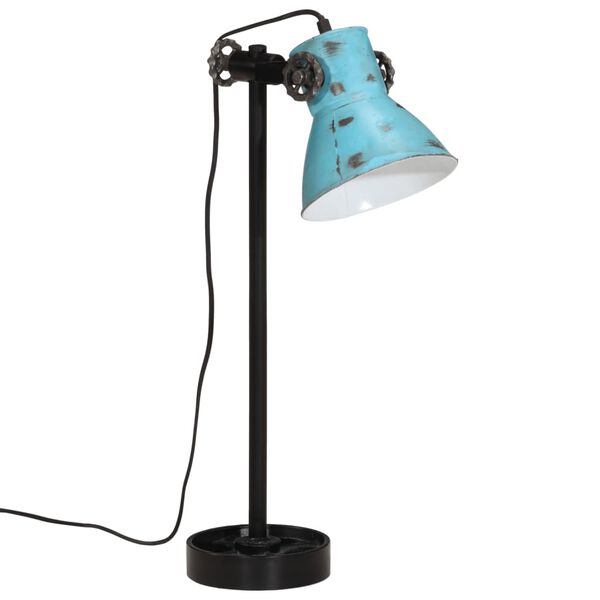 vidaXL Vegglampe 25 W denimbl&aring; 15x15x55 cm E27