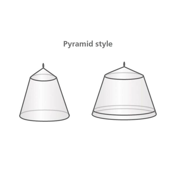 Travelsafe Myggnetting pyramideformet 2 personer