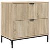 vidaXL Nattbord Sonoma eik 63,5 x 36 x 61 cm Konstruert tre