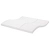 vidaXL Skummadrass hvit 200x200 cm 7-Zone hardhet 20 ILD