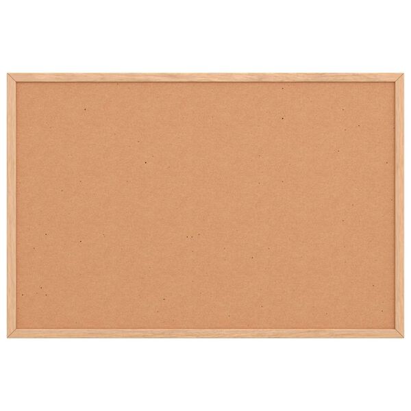 vidaXL Korktavle med ramme i heltre furu 60x40 cm