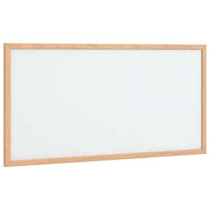 vidaXL Magnetisk whiteboardtavle med ramme i heltre furu 60x30 cm