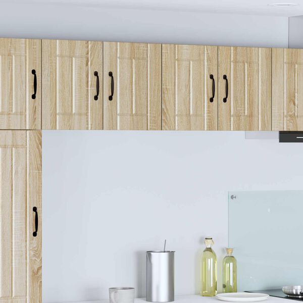 vidaXL Kj&oslash;kkenvegghyller Lucca 2 pcs Sonoma eik 60 x 31 x 40 cm