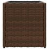 vidaXL Plantekasse brun 36x30x32 cm polyrotting