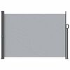 vidaXL Utklappbart side markise 100% polyester jern st&aring;l