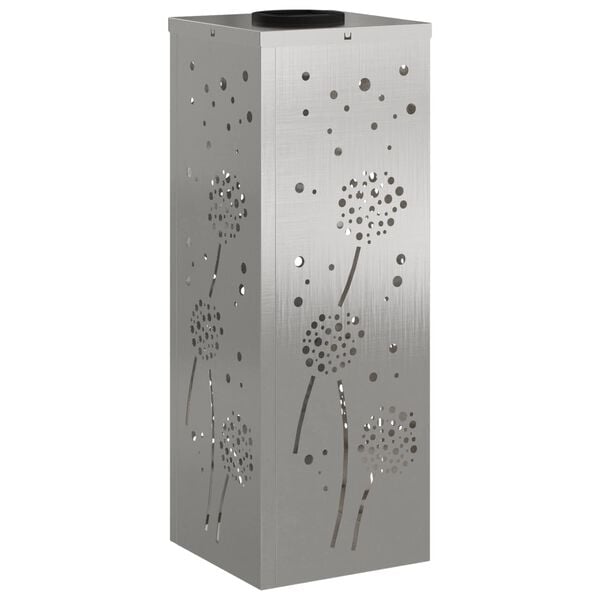 vidaXL Solenergi LED stibelys 2 pcs Rustfritt St&aring;l Rustfritt St&aring;l