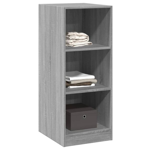 vidaXL Garderobe gr&aring; sonoma 48x41x102 cm konstruert tre