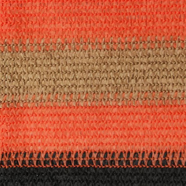 vidaXL Balkongskjerm flerfarget 75x400 cm HDPE