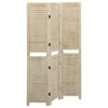 vidaXL Romdeler 3 paneler 105x165 cm heltre keisertre