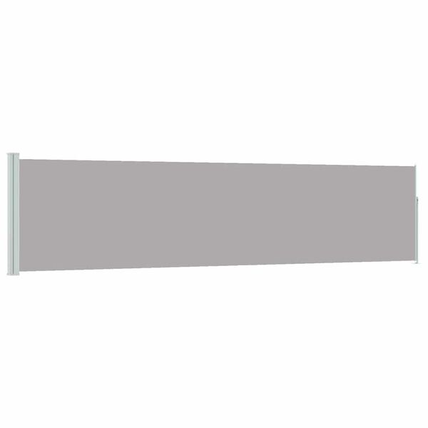 vidaXL Uttrekkbar sidemarkise 120x500 cm gr&aring;