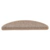 vidaXL Selvklebende trappematter sisal 30 stk 56x17x3 cm lysebeige