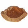 vidaXL Fruktbolle JEPARA &Oslash; 50 cm Massivt Teaktre Rund Teak brun