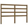 vidaXL Sengegavl honningbrun 156x4x100 cm heltre furu