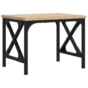 vidaXL Skriverbord sonoma eik 40x30x31 cm konstruert tre