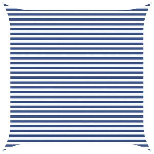 vidaXL Solskygge seil Bl&aring; og hvit 4 x 4 m 100% polyester Oxford