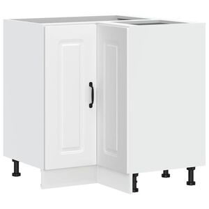 vidaXL Kj&oslash;kken hj&oslash;rne underskap Kalmar hvit konstruert tre