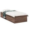 vidaXL Sengeramme uten madrass brun eik 75x190 cm konstruert tre