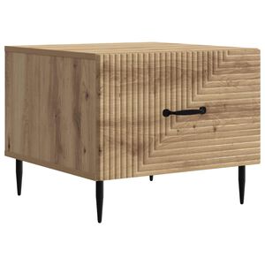 vidaXL Kaffebord Artisan eik 49 x 50 x 40 cm Konstruert tre