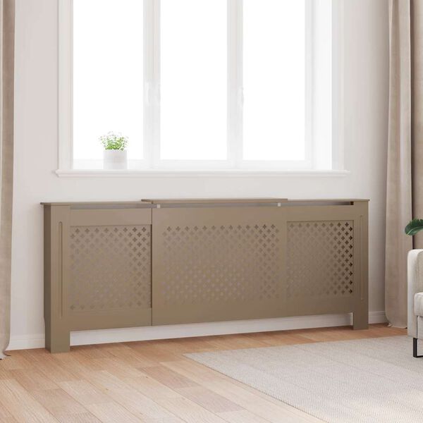 vidaXL Radiatordeksel MDF 205 cm