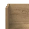 vidaXL Vegghyller 2 stk artisan eik 100x16,5x16,5 cm konstruert tre