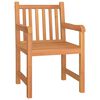 vidaXL Hagespisegruppe 5 deler heltre teak