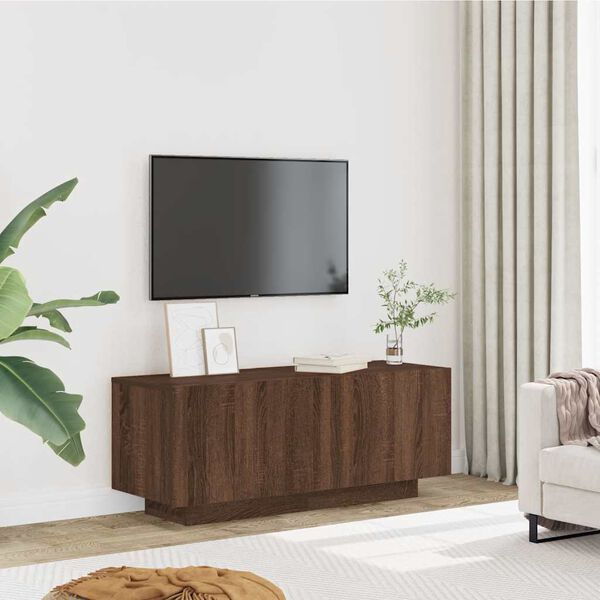 vidaXL TV-benk sonoma eik 100x35x40 cm konstruert tre