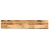 vidaXL Bordplate 180x20x2,5 cm naturlig kant grovt heltre mangotre