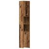 vidaXL Baderomsskap gammelt tre 30x30x183,5 cm konstruert tre